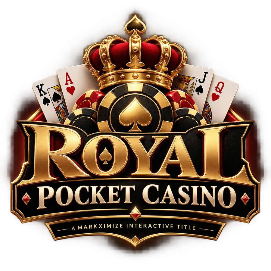 Royal Pocket Casino emblem, a MarkXimize Interactive title